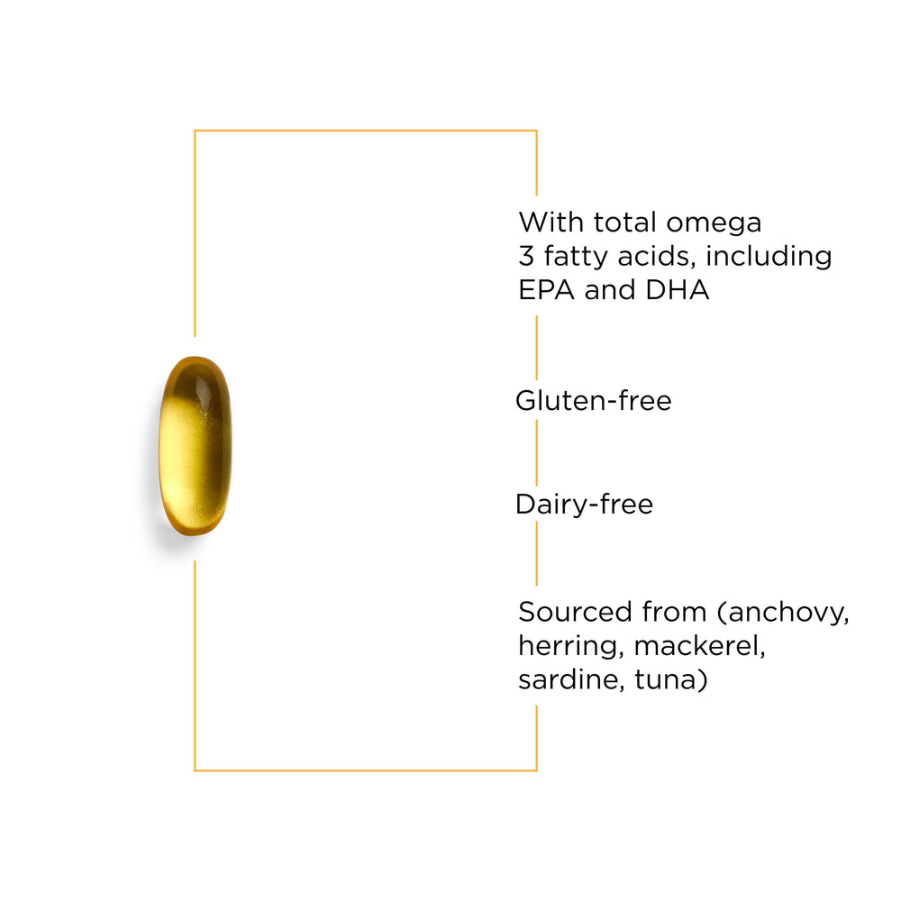 Integrative Therapeutics close-up de softgel brillante mostrando calidad y facilidad de ingestión