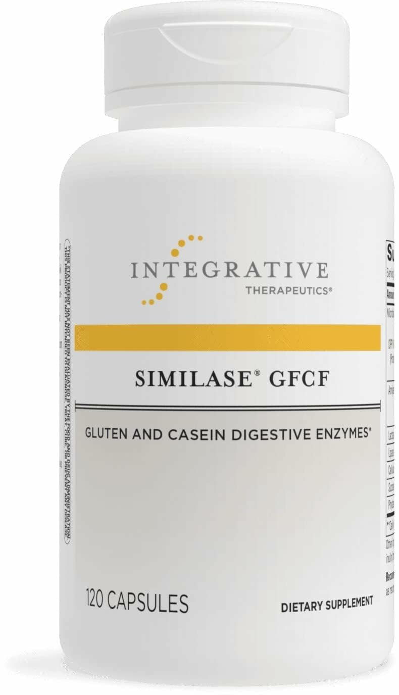 Integrative Therapeutics frasco frontal que muestra el producto para digestión