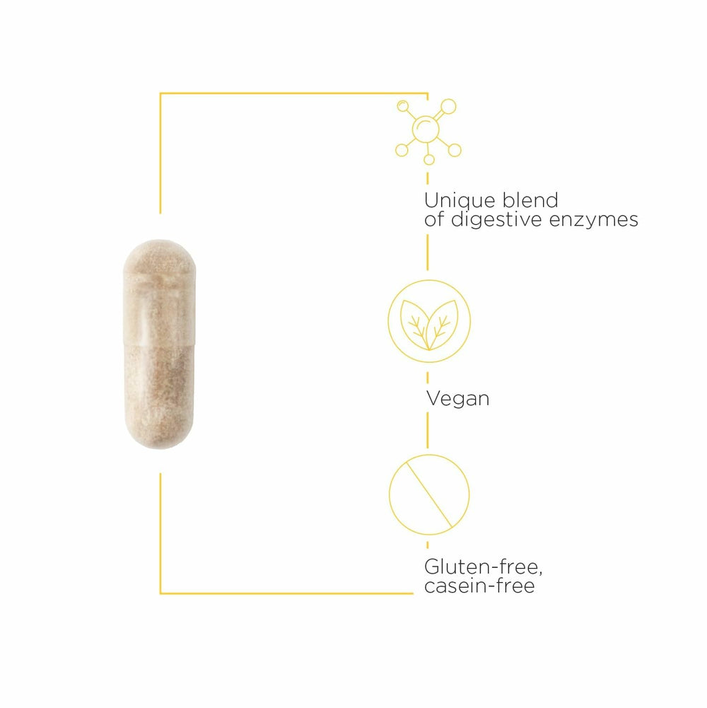 Integrative Therapeutics primer plano del polvo y textura de la formulación