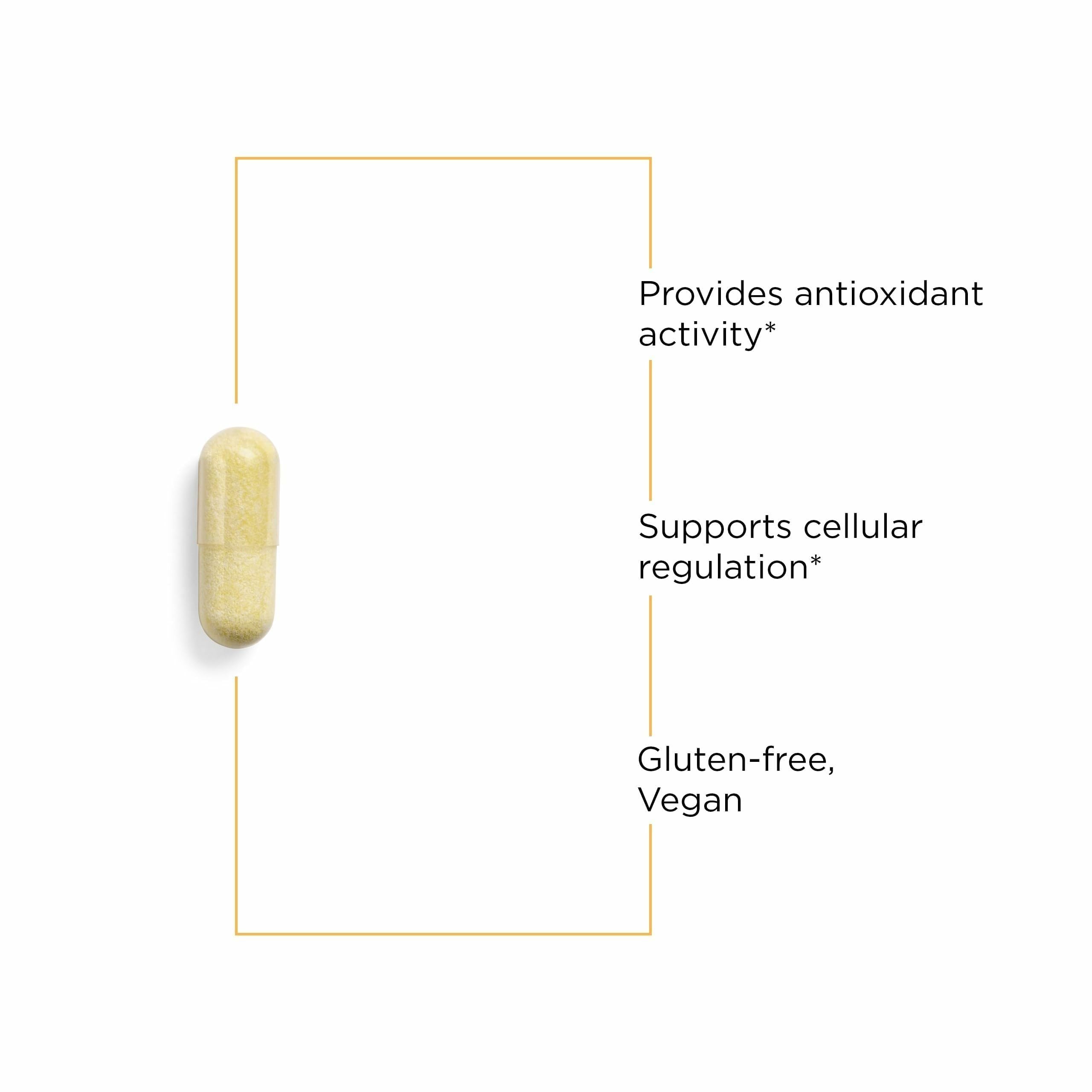 Integrative Therapeutics primer plano de textura de la cápsula para confianza