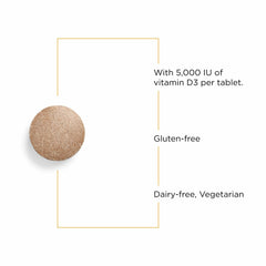 Integrative Therapeutics textura de tableta masticable, sabor chocolate apetecible