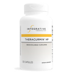 Integrative Therapeutics Theracurmin HP frontal mostrando el envase y beneficio de absorción