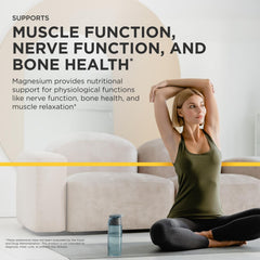 Integrative Therapeutics Tri-Magnesium etiqueta nutrimental mostrando ingredientes y dosis