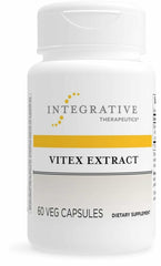 Integrative Therapeutics frasco frontal mostrando la etiqueta y beneficio de apoyo menstrual