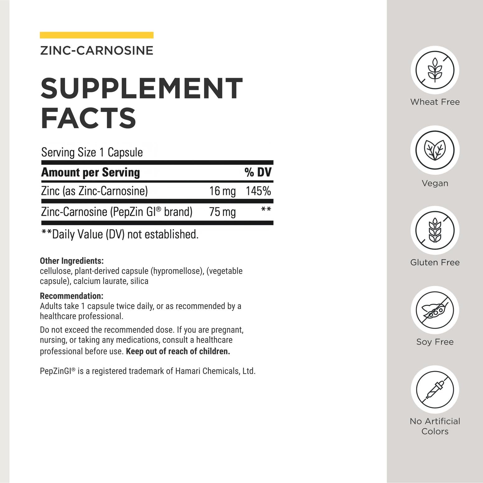 Integrative Therapeutics polvo o textura del contenido destacando pureza