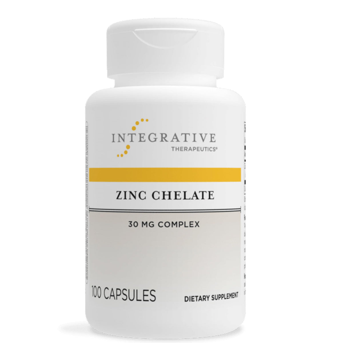 Integrative Therapeutics botella frontal mostrando envase y cantidad, beneficio tranquilidad
