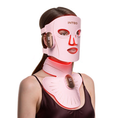 INTEO mascarilla frontal empaquetada mostrando diseño y beneficio de cobertura amplia