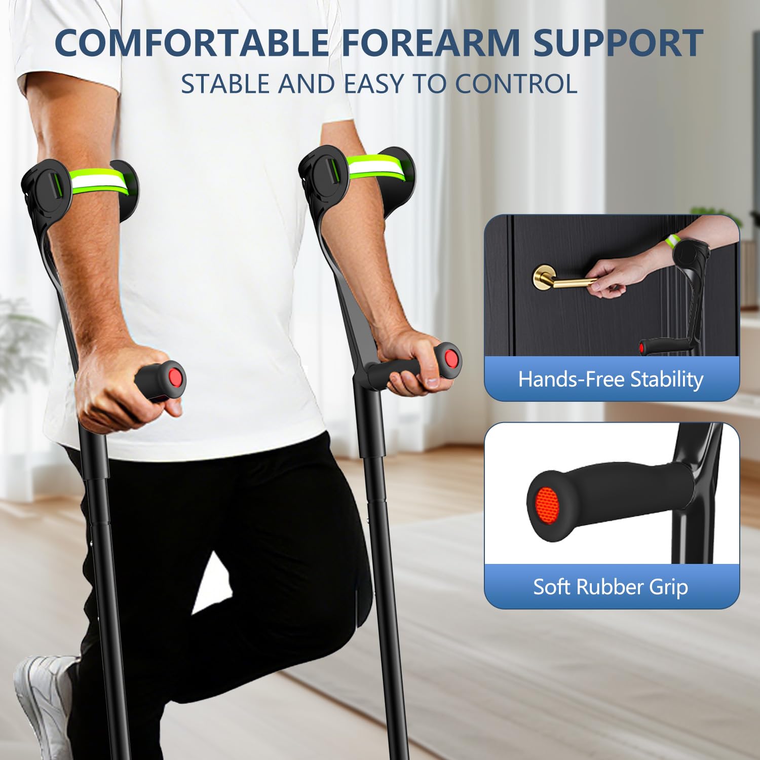 Intercare detalle del mango TPR ergonómico que reduce la presión en la mano