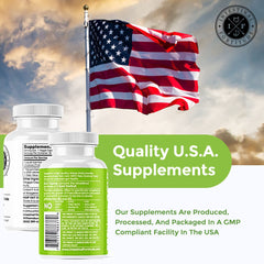 Intestinal Fortitude etiqueta con lista de ingredientes y certificaciones claras