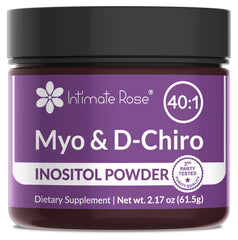 Intimate Rose envase frontal mostrando la marca y beneficio de equilibrio hormonal