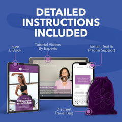 Intimate Rose material educativo y accesorios, instrucciones claras para uso seguro