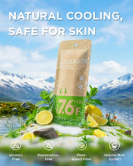 IntreLife CoolRush etiqueta con ingredientes, extracto natural de menta