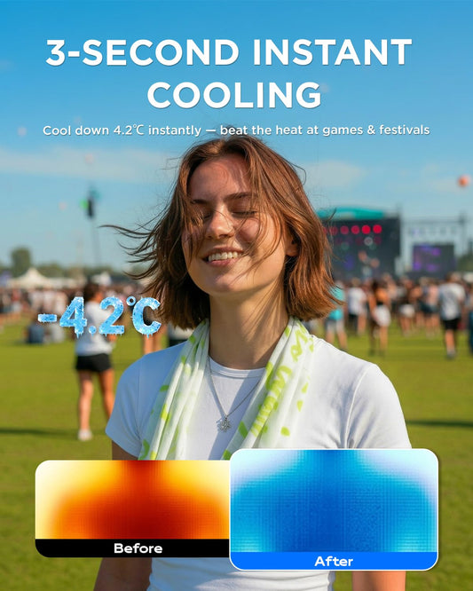 IntreLife CoolRush primer plano de textura, tela suave y transpirable