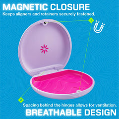 INVISALIGN estuche dentro de bolso para transporte seguro y discreto