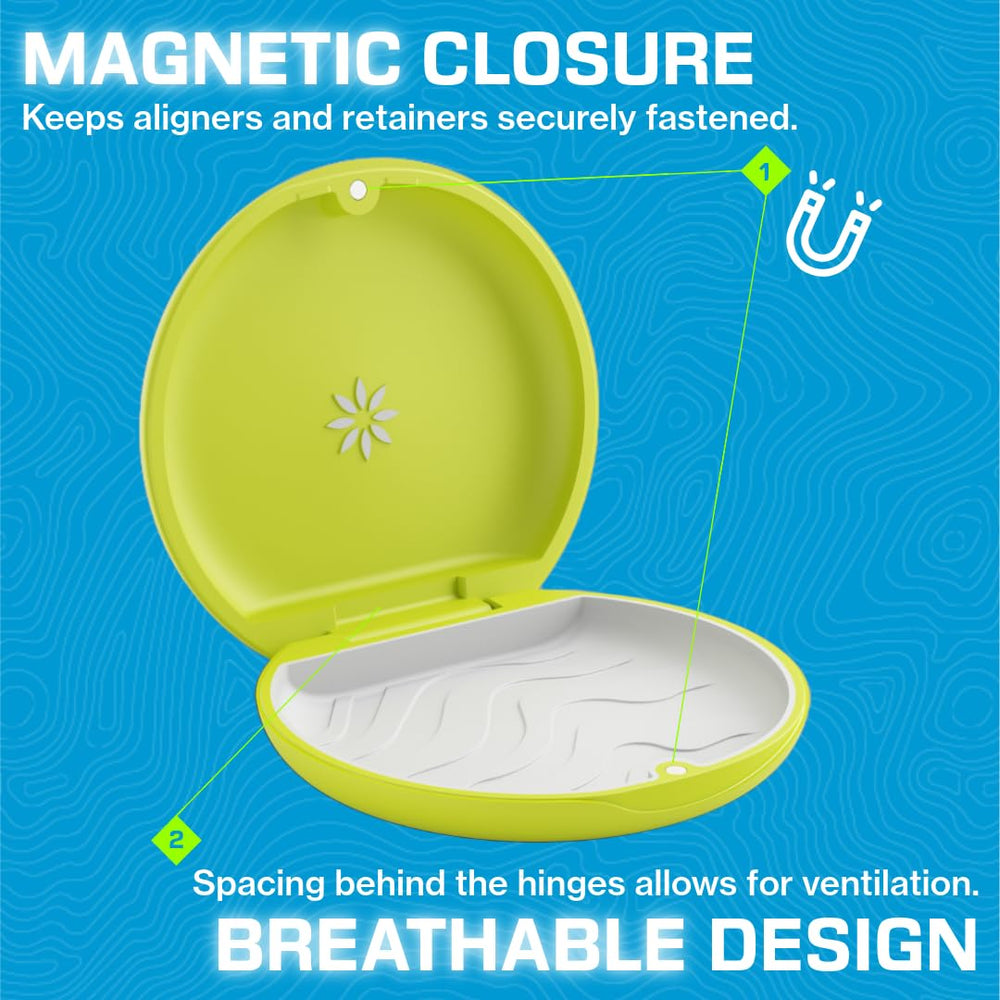 INVISALIGN funda junto a llaves para comparar tamaño y portabilidad