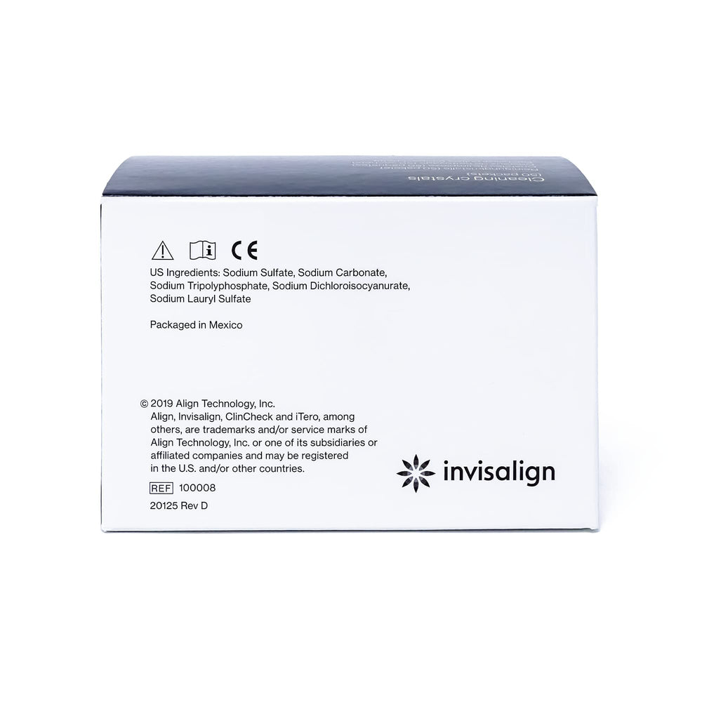 INVISALIGN cristales en detalle mostrando textura y disolución eficiente