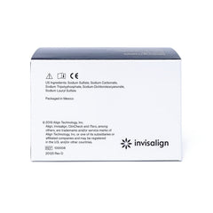 INVISALIGN cristales en detalle mostrando textura y disolución eficiente