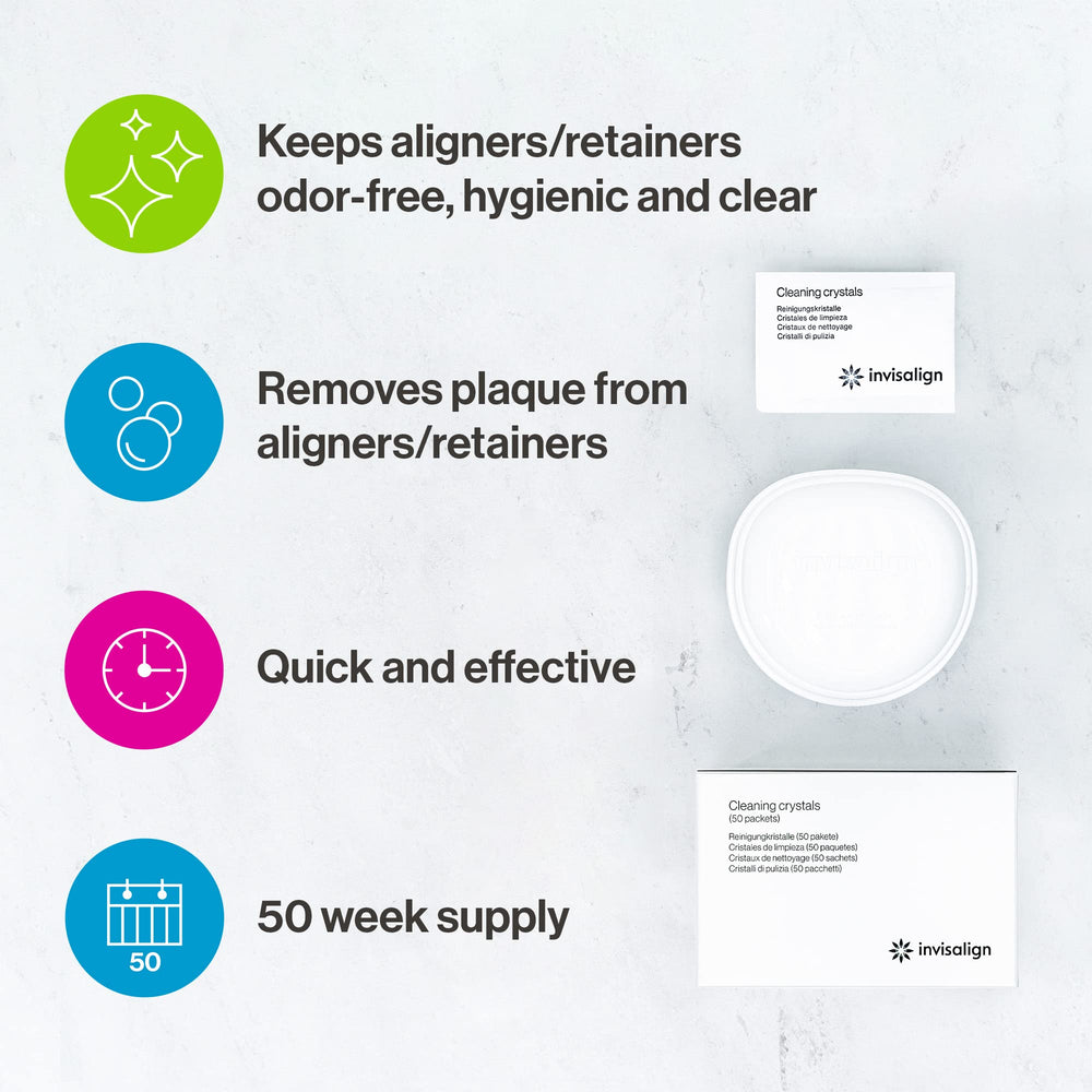 INVISALIGN aplicación en casa mostrando facilidad y resultados limpios