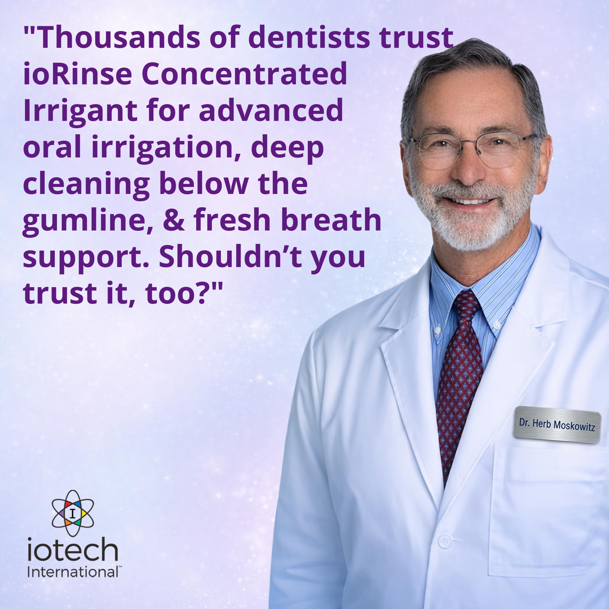 Iotech ioRinse en consultorio dental, opción profesional para irrigación segura