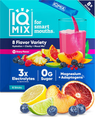 IQBAR IQMIX frente del envase mostrando el pack y beneficios