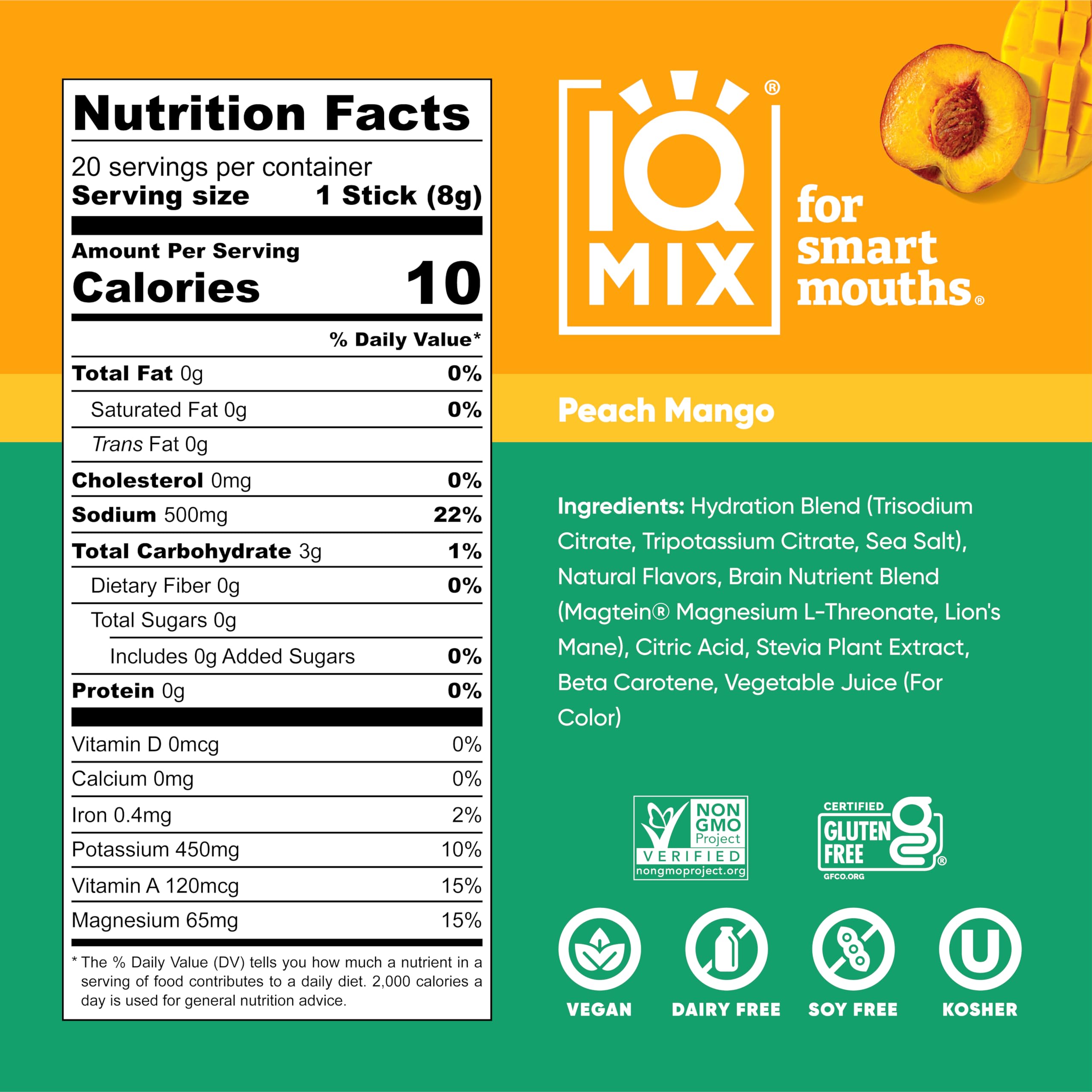 IQBAR IQMIX varios sobres mostrando la variedad de sabores y conveniencia para el día a día