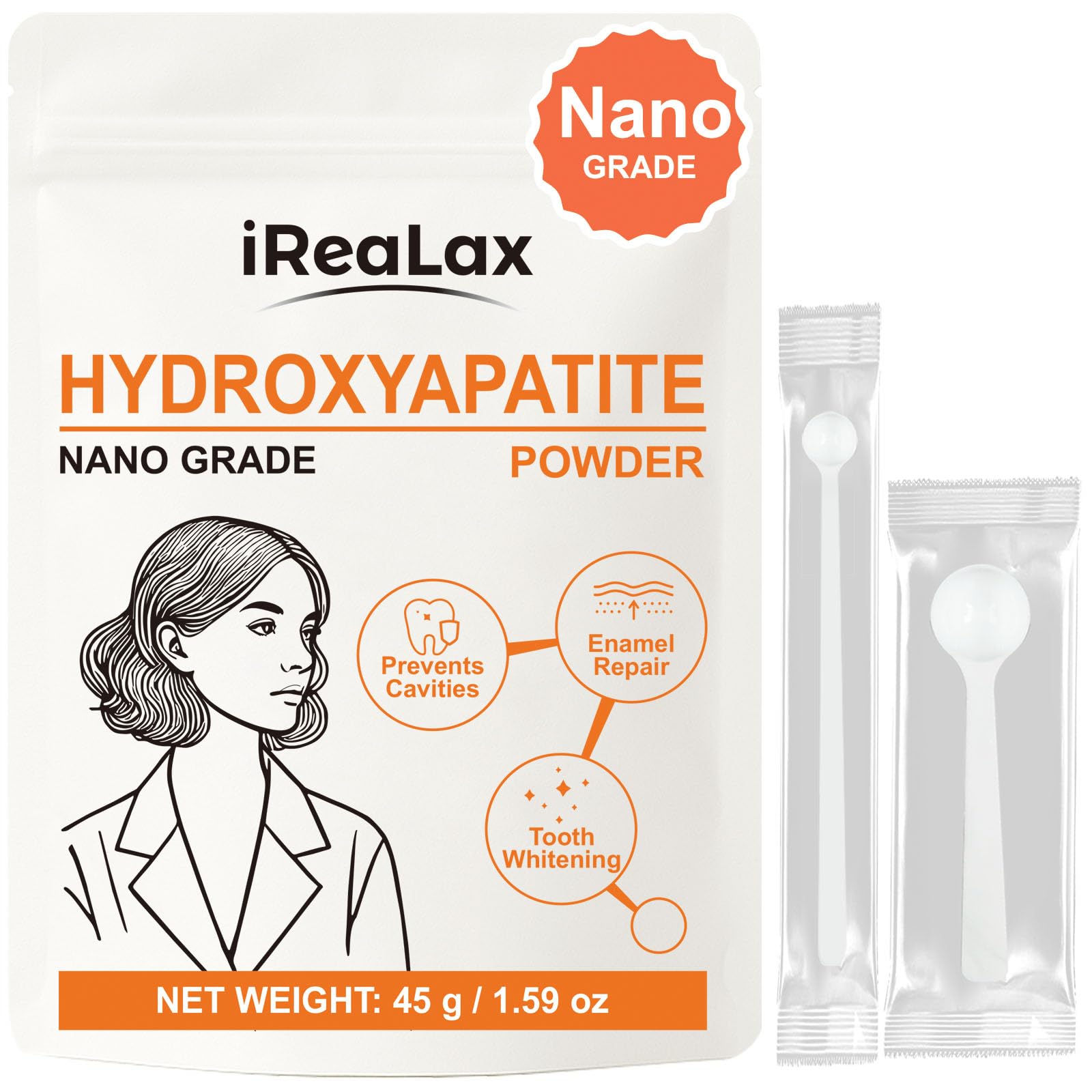 iReaLax frasco frontal mostrando el producto y conveniencia