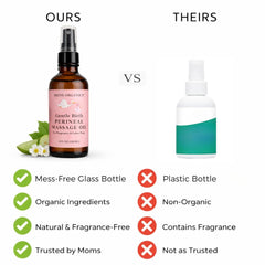 Irene Organics etiqueta con ingredientes orgánicos para tranquilidad y transparencia