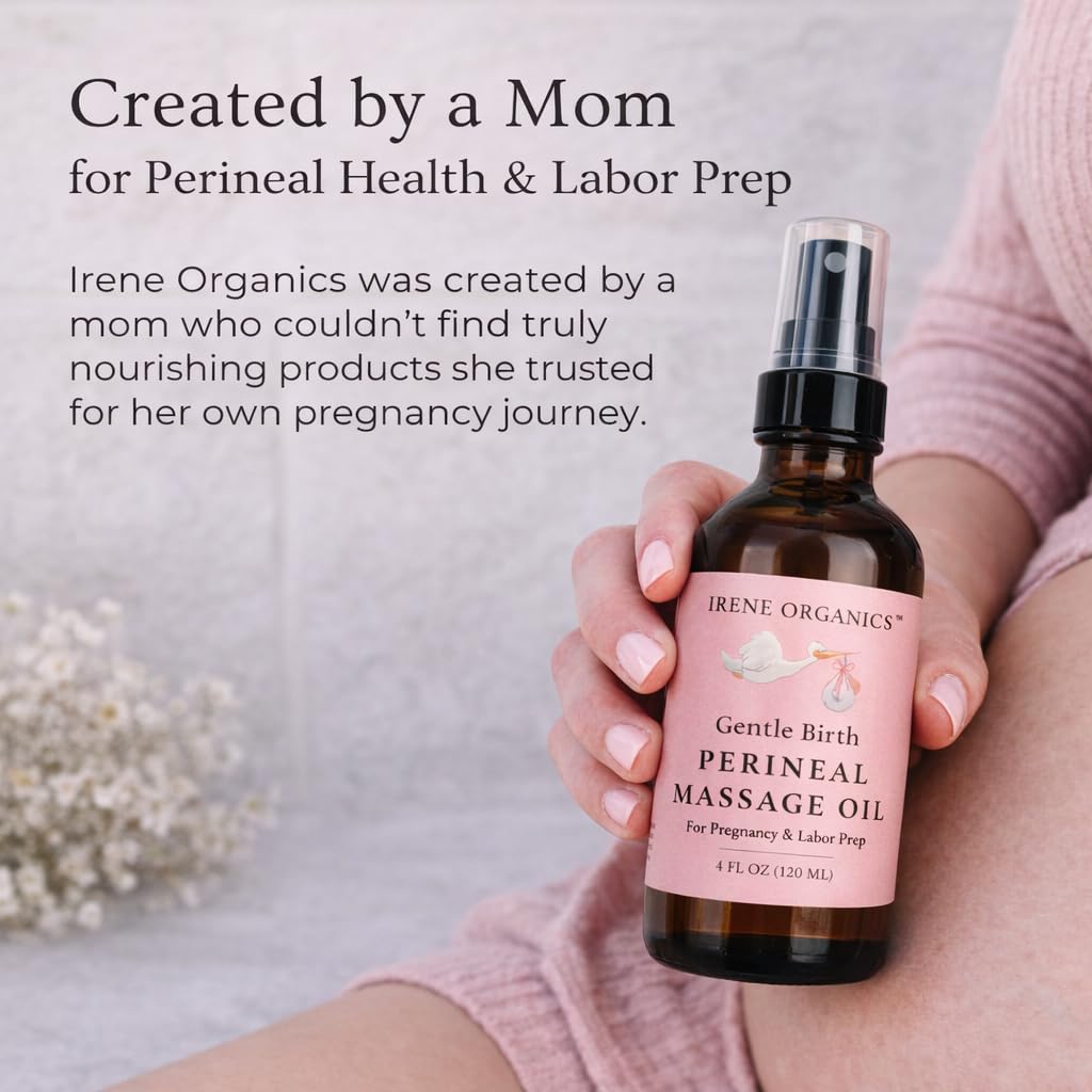 Irene Organics aceite usado en bebé para piel suave y cuidado delicado