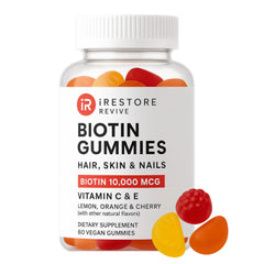 iRestore gominolas frontales mostrando el envase y beneficios