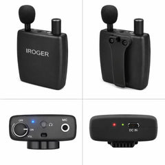 IROGER detalle del mando giratorio fácil de usar con control claro de volumen