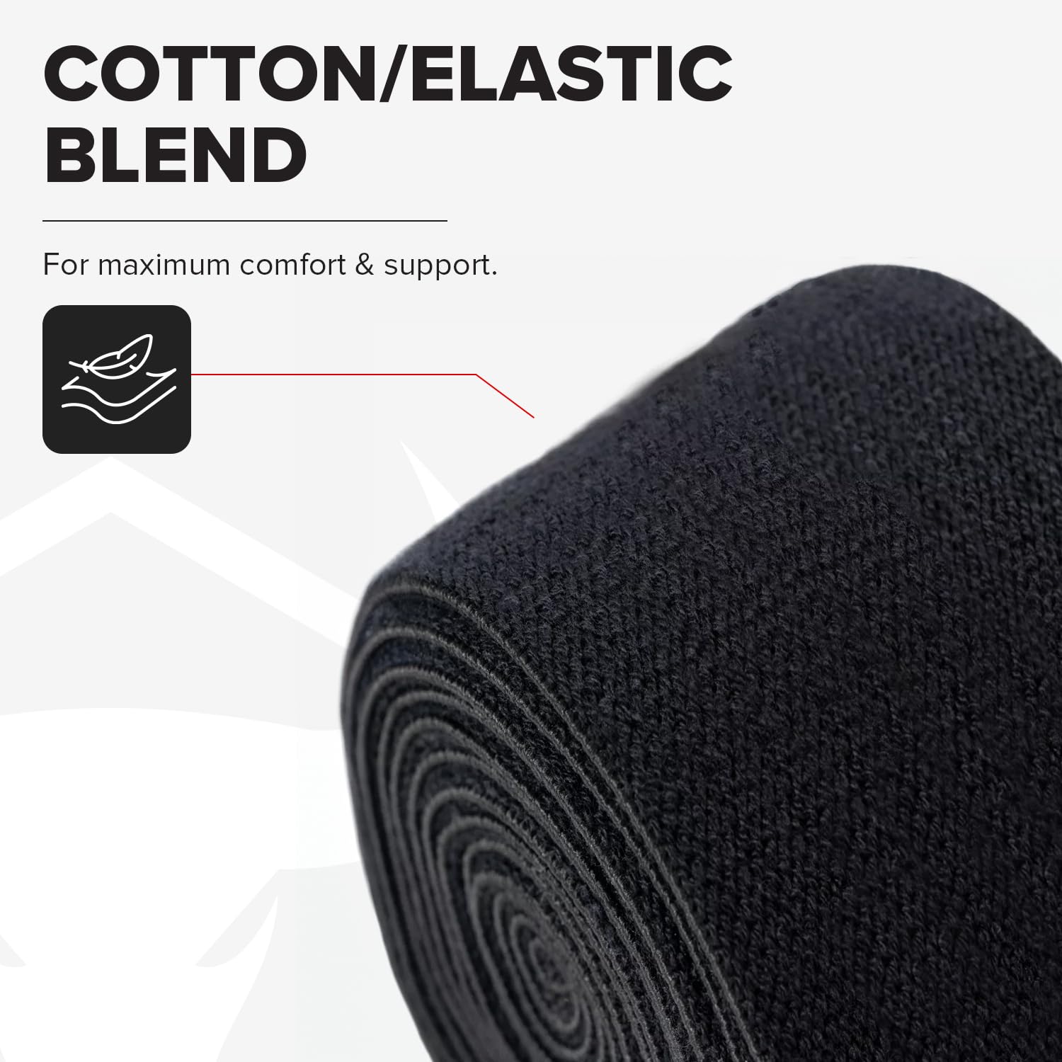 Cierre de velcro reforzado Iron Bull Strength asegurando compresión constante durante series