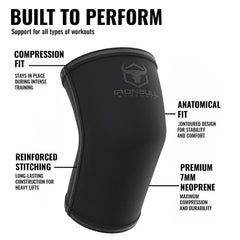 Iron Bull Strength detalle de doble costura que asegura durabilidad en entrenos