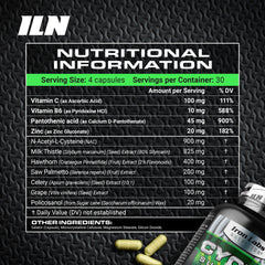 Iron Labs Nutrition detalle de etiqueta con ingredientes clave y dosificación visible