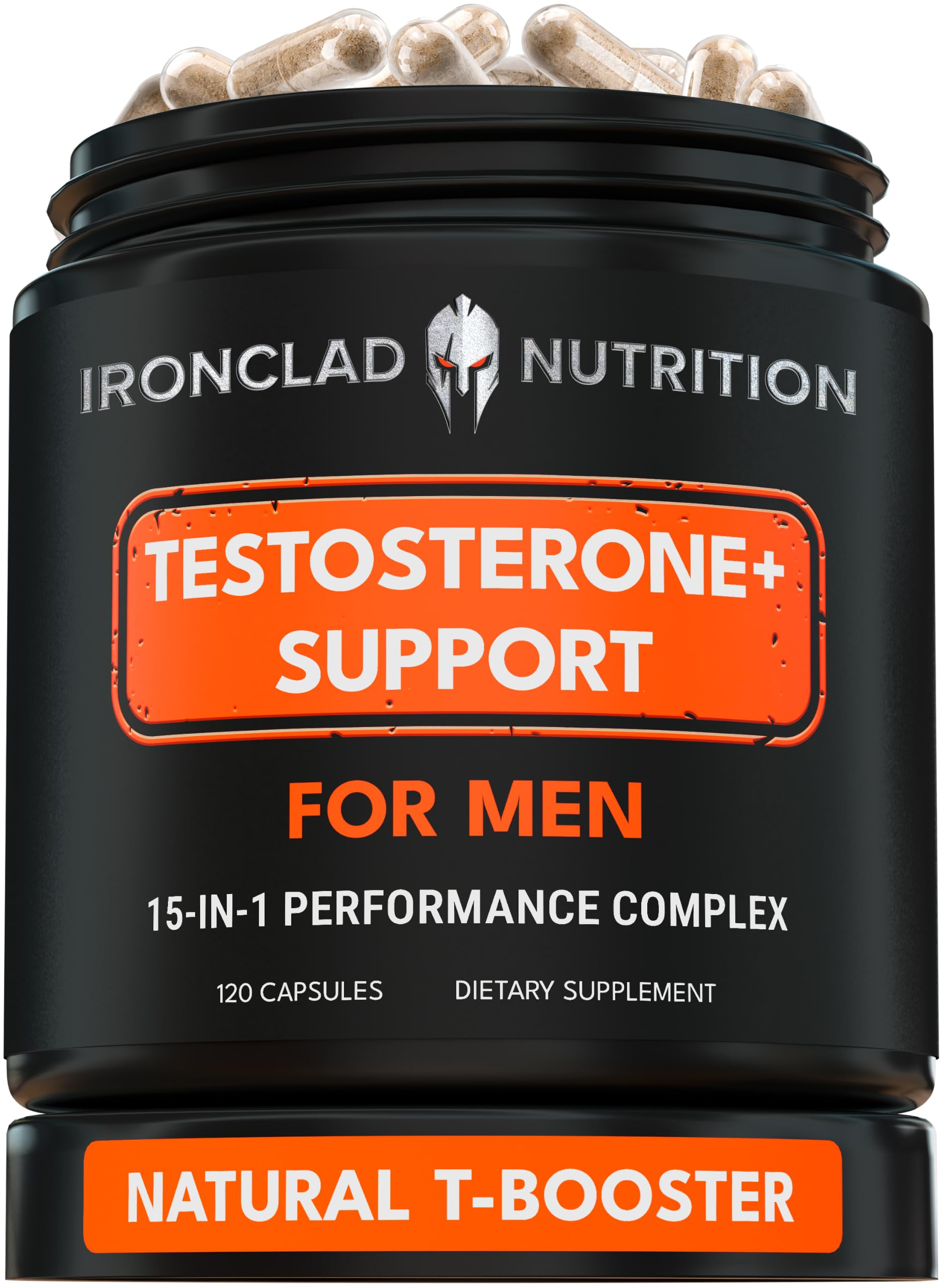 IRONCLAD NUTRITION frente del producto mostrando envase y marca, confianza visual