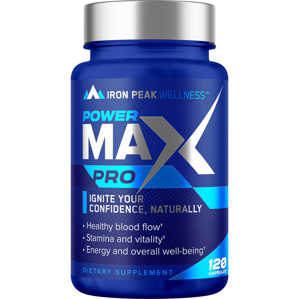 IronPeak Wellness frente del empaque mostrando confianza y calidad
