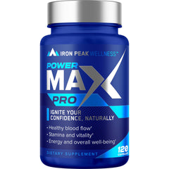 IronPeak Wellness frente del empaque mostrando confianza y calidad