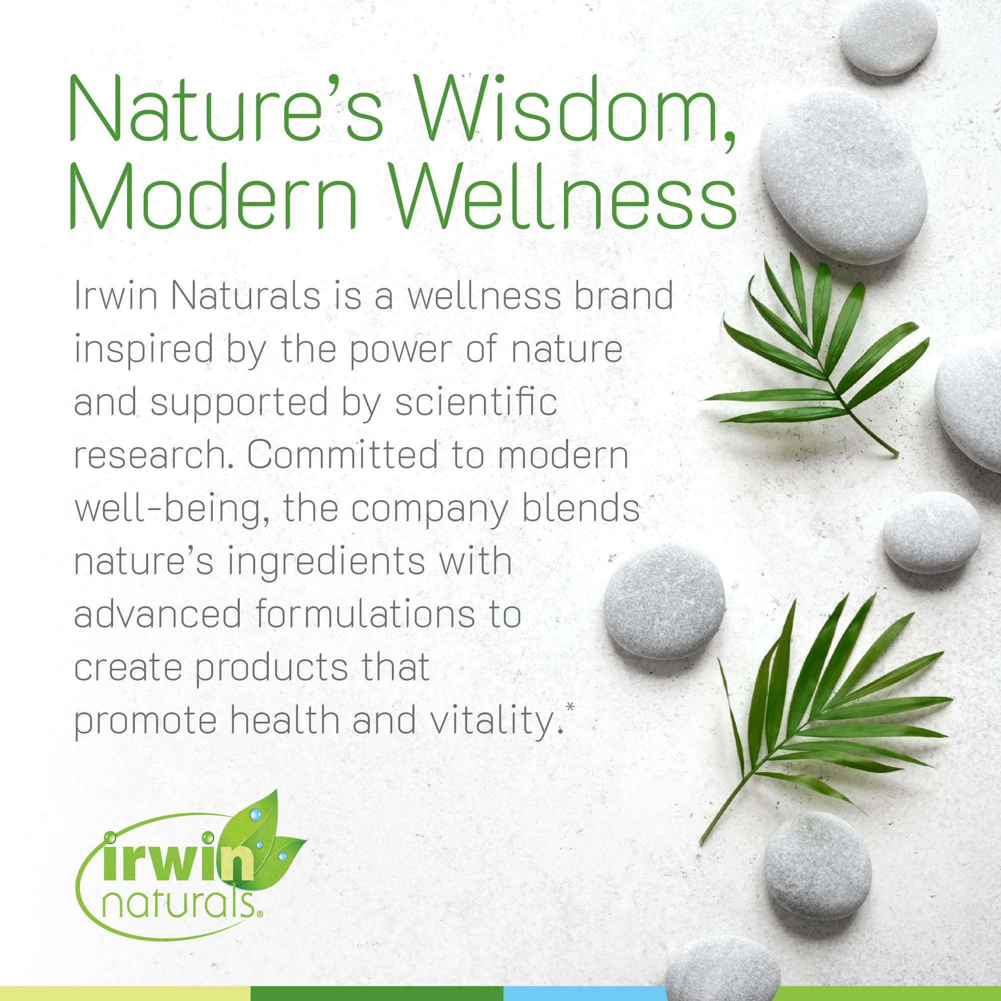 Irwin Naturals caja y frasco presentados para almacenamiento seguro