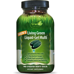 Irwin Naturals frente del empaque, presenta suplemento completo