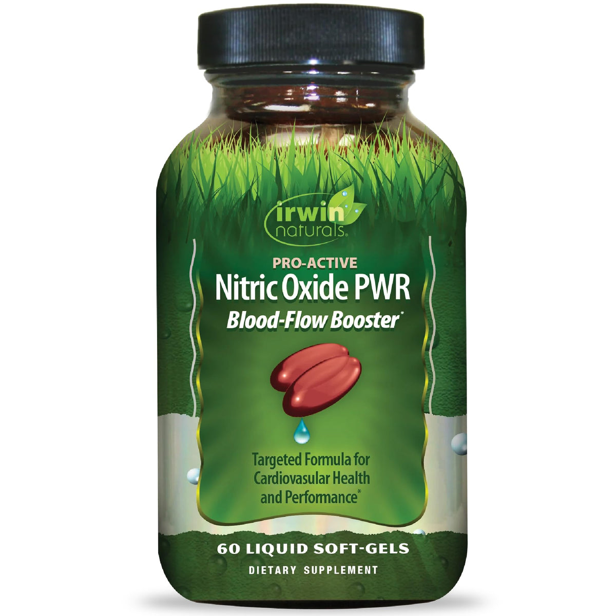 Irwin Naturals vista frontal del empaque destacando beneficios claros