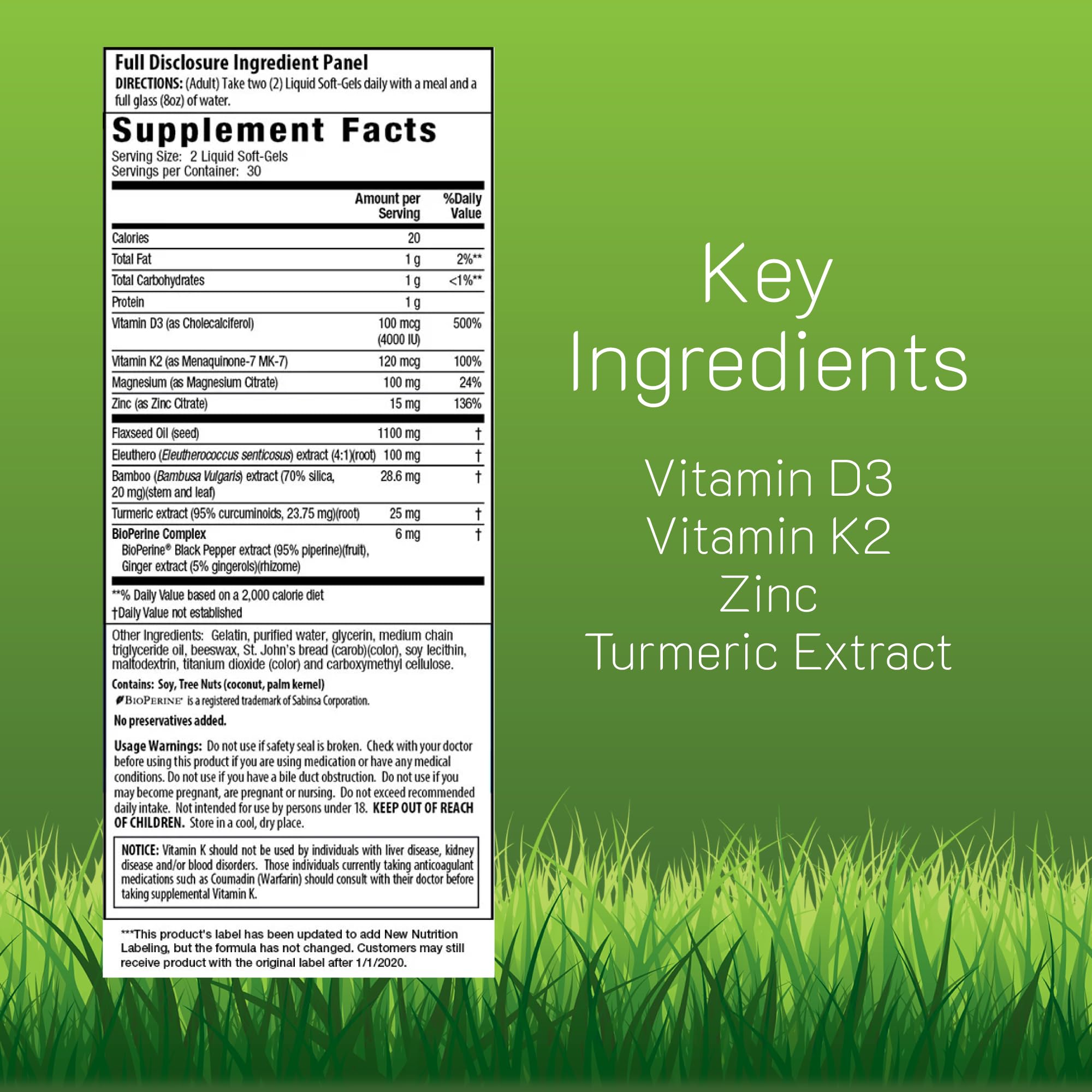 Irwin Naturals detalle de softgel fácil de tragar y textura