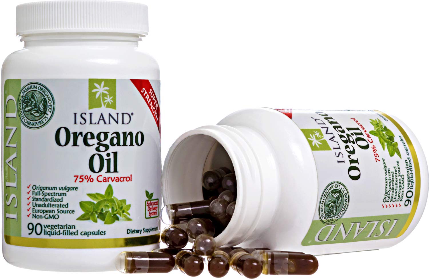 Island Nutrition etiqueta y lista de ingredientes orgánicos que transmite transparencia