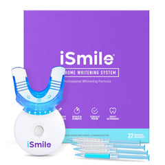 iSmile empaque abierto con manual y componentes organizados para uso sencillo