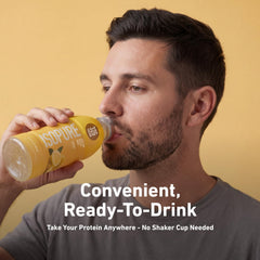 Isopure botella con hielo, sensación refrescante post-entreno