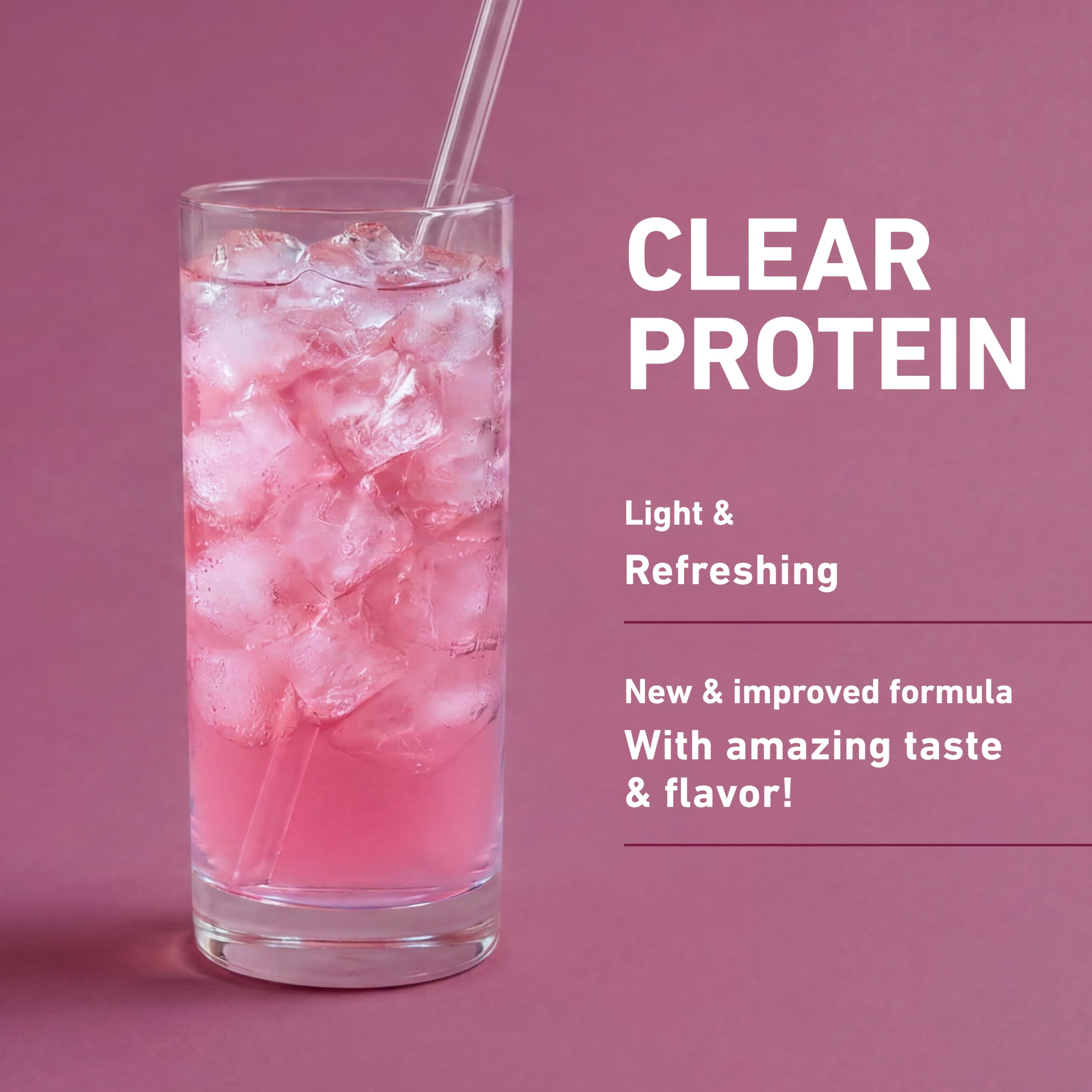 Polvo Isopure Clear textura fina para mezcla rápida y sin grumos