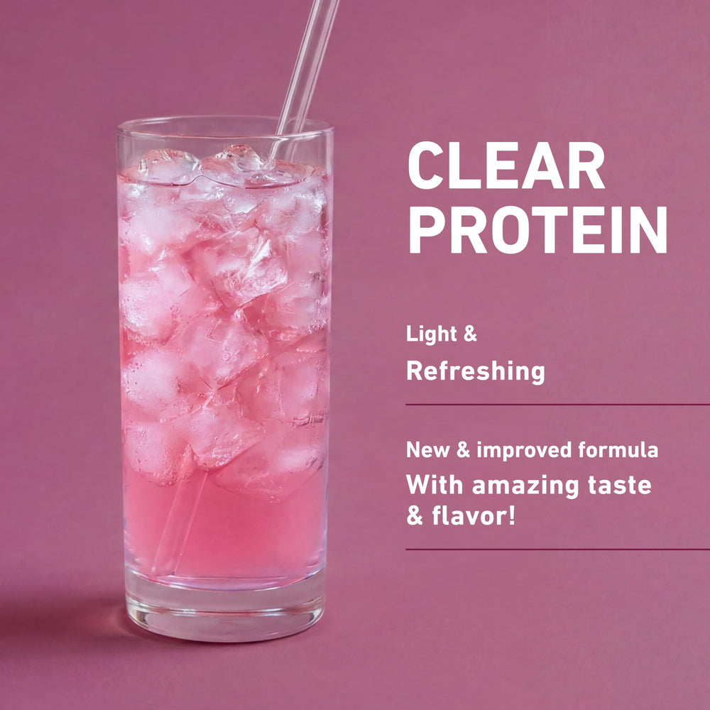 Polvo Isopure Clear textura fina para mezcla rápida y sin grumos