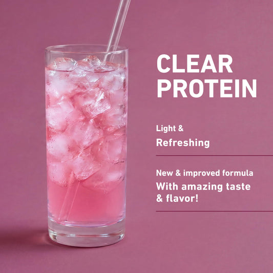 Polvo Isopure Clear textura fina para mezcla rápida y sin grumos