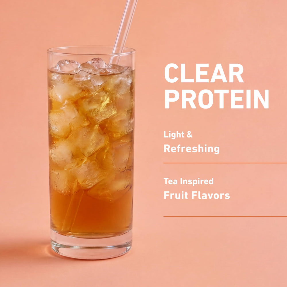 Isopure vaso preparado con hielo ofreciendo hidratación proteica ligera