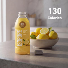 Isopure junto a pesas en gimnasio, ideal recuperación