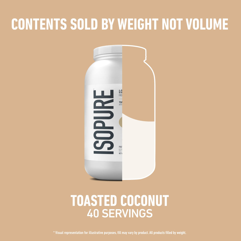 Escena lifestyle con Isopure en bol en cocina, práctico para desayunos nutritivos