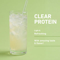 Detalle de la etiqueta Isopure Mango Lime con información nutricional visible